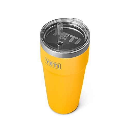YETI Rambler 26 oz Straw Cup, Vacuum Insulated, Stainless Steel with Straw Lid
